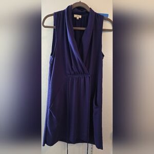 Wilfred | Sabine Tunic Dress Indigo Purple with pockets l Small